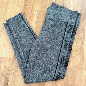 Victoria’s Secret PINK Black & Grey Athletic Leggings